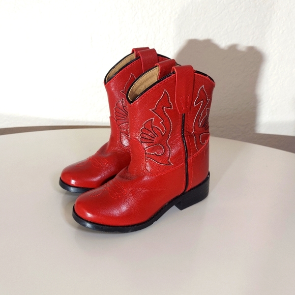 Masterson Boot Co. Shoes Masterson Boot Company Red Leather Cowboy